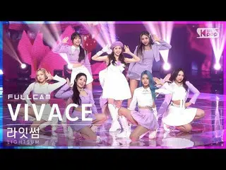 【官方sb1】【第一排4K的Fancam】LIGHTSUM_‘VIVACE’Full Cam│@SBS Inkigayo_2021.10.31.  