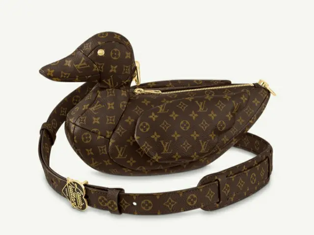 J-HOPE, the LOUIS VUITTON duck bag I had when I left yesterday is Hot Topic. Aproduct designed by a