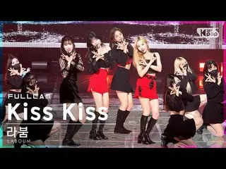 【官方 sb1】[Home Row 1Fancam 4K] LABOUM 'Kiss Kiss' 全镜头│@SBS Inkigayo_2021.11.21.  