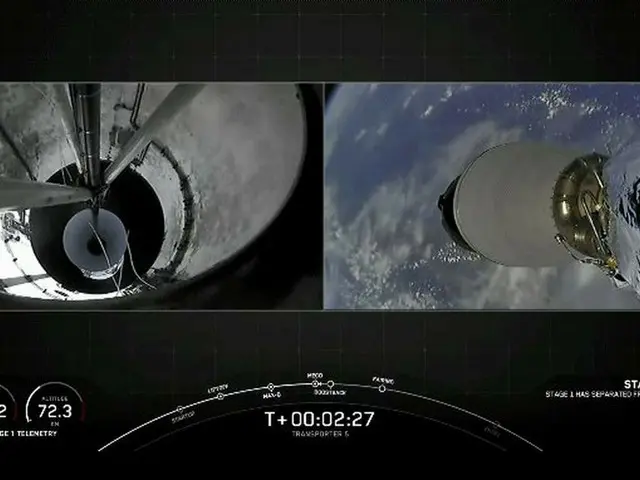 韩国第一颗民用地球观测卫星“世宗一号”成功分离