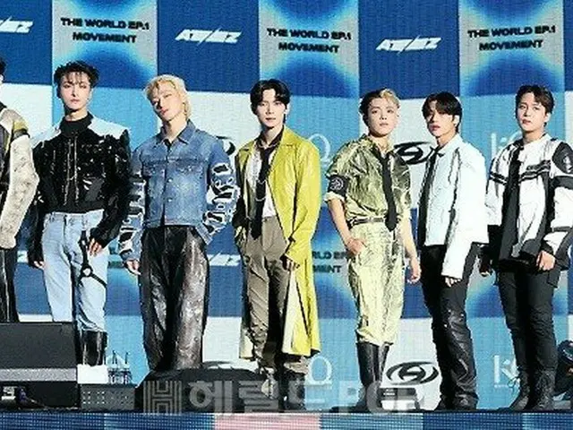 ATEEZ 举办了他们的新专辑“THE WORLD EP.1: MOVEMENT”的展示会