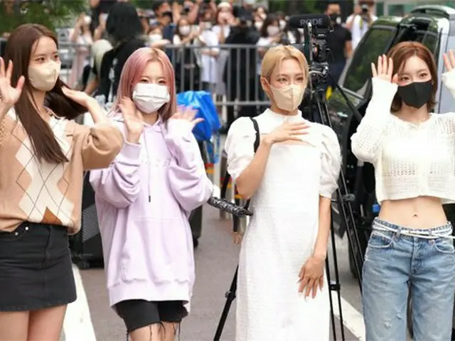 少女时代（少女时代），参加了KBS《音乐银行》的彩排