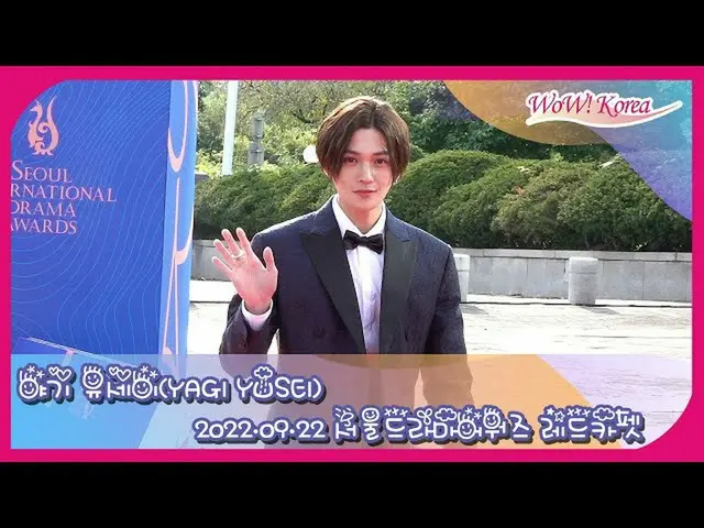 八木佑诚现身“2022首尔演技大赏”红毯