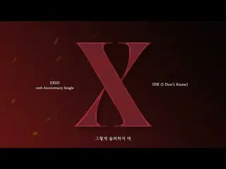【公式】EXID、[ENG SUB] EXID – 'IDK (I Don't Know)' 官方歌词视频  