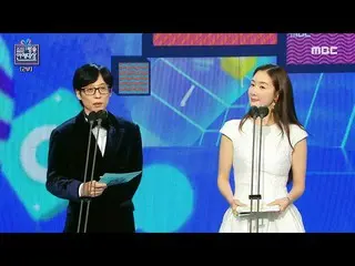 [公式mbe][2022年MBC演艺大赏]刘在石和崔智友_✨!, MBC 221229作为主持人在2022年MBC演艺大赏“大奖”中播出  