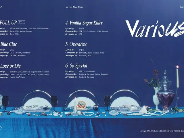 VIVIZ迷你3辑《VarioUS》曲目公开