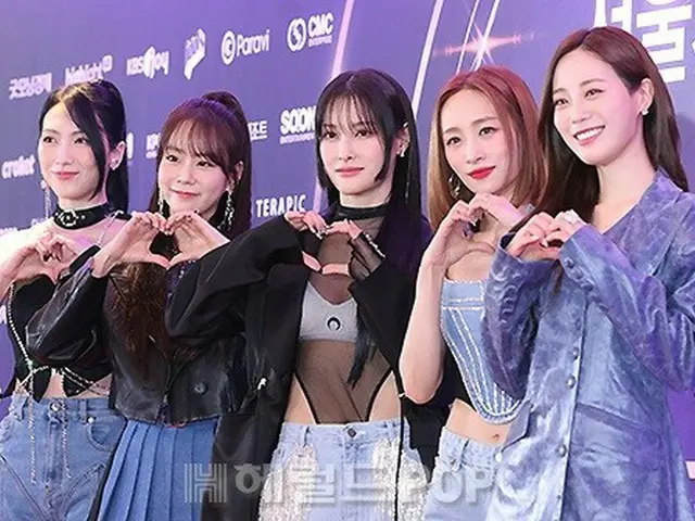 KARA，“第32届首尔歌谣大赏”现身红毯