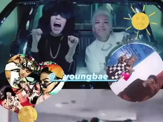 G-DRAGON (BIGBANG) 全力庆祝TAEYANG的生日