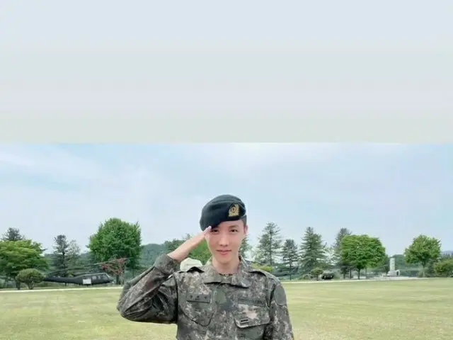 J-HOPE, New Post after the training completion ceremony for the new recruits. ..