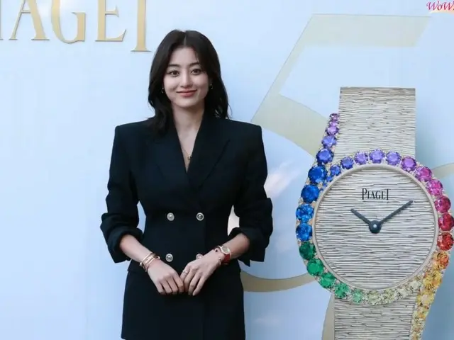 志效（TWICE）出席在首尔举办的“PIAGET Limelight Gala 50周年纪念展”拍照征集活动