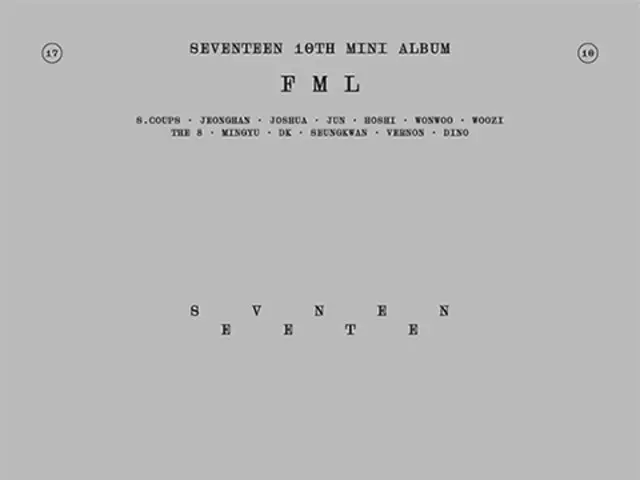 SEVENTEEN的第10张迷你专辑《FML》荣获“第38届日本金唱片奖”亚洲部门年度专辑奖
