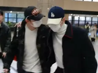 《2PM》Nichkhun & Jun.K 25日上午在金浦国际机场出发前往日本。