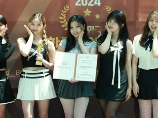 BUSTERS出席“2024年韩国最佳品牌奖-韩国韩流演艺大赏”。