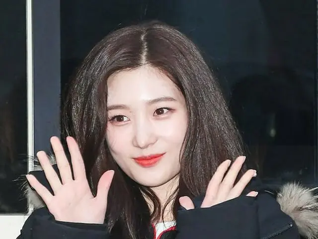 DIA, arrived to ”Idol Athlete Games”. Infront of Goyang gymnasium in Goyang Citynear Seoul.