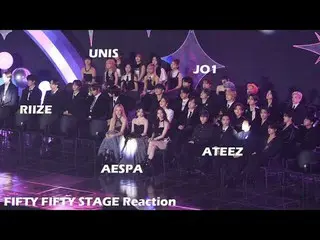 241117 KGMA FIFTY FIFTY_ _ STAGE REACTION 粉丝视频 by 스피넬
 aespa RIIZE_ _ ATEEZ_ _ J