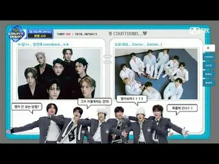 在电视上直播：

 M COUNTDOWN EP.872 预告片
“M Countdown的阵容有多新鲜？”
 “……除了针孔的大小之外，一切都一样。”
 - 