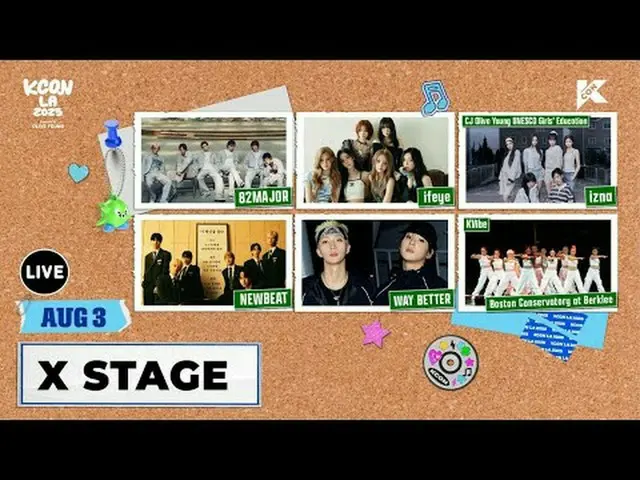 [#KCONLA2025]日期：2025年8月1日至3日（周五至周日）更多 KCON LA 2025 LIVE_ _ STREAMING🔽 [M 倒计时舞台]