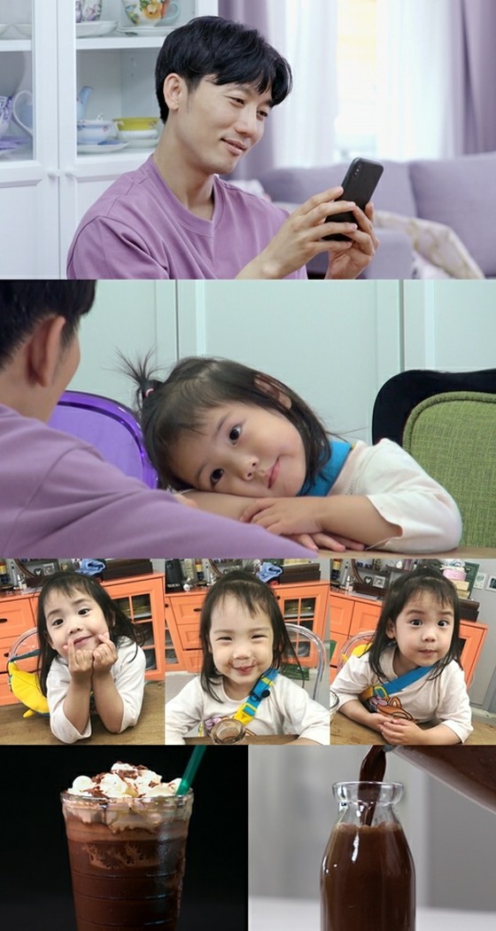 演员奇泰妍为女儿做巧克力牛奶=“便利店餐厅”