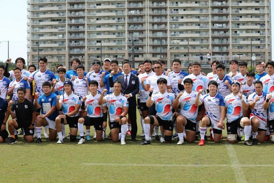 韩国橄榄球代表在日本训练营期间，在韩国橄榄球联盟主席的鼓励下“球员很自豪”