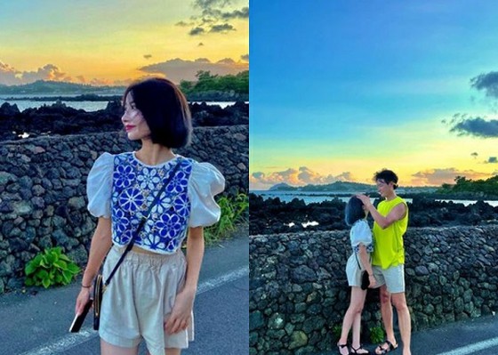 歌手李智勋的妻子绫音在女团视觉中公开了热辣的济州照片