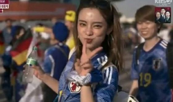 「世界杯女神」…韩国地面电视日本美女上热搜！