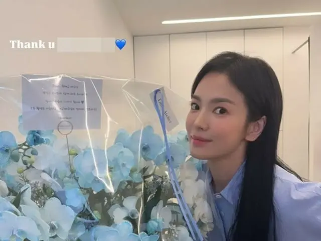 ソン・ヘギョ、ストレートロングヘアに変身…より清純さが増した女神のビジュアル