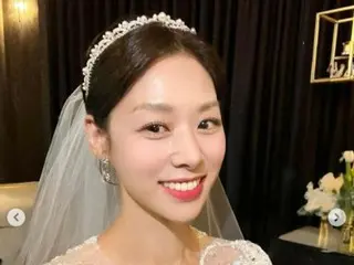 演员张信英，为什么穿婚纱？