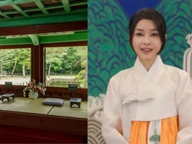 韩国已故总统夫人金珍熙在宗庙茶会期间也参观了私人神龛……“总统办公室指示”——韩国