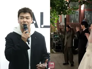 全炫茂在竹宰和许成妍的婚礼上说“我收到了花束！”