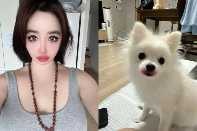 BOM（2NE1）、口紅をした愛犬公開まで“心配ing”1