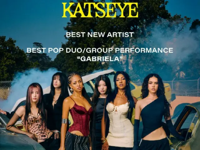 “HYBE発ガールズグループ”「KATSEYE」、グラミー賞の新人賞にノミネート…CNNも「最高の1年を証明」と注目