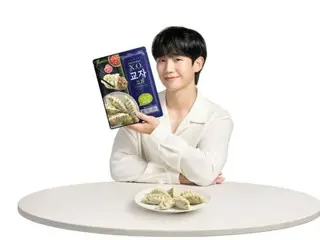 郑海仁被选为Ottogi Premium Gyoza品牌的代言人