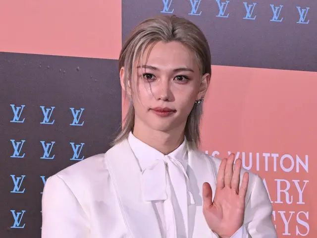 【照片】Stray Kids成员Felix和申敏儿出席Louis Vuitton活动