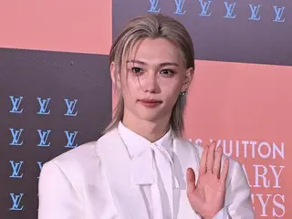 【照片】Stray Kids成员Felix和申敏儿出席Louis Vuitton活动