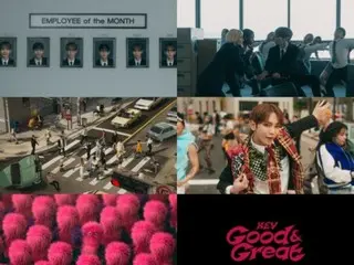 “SHINee”Key公开《Good & Great》MV预告，故事发生在陌生的办公室