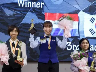 <台球> 继李信英之后，吴明圭夺得世界青少年三垫锦标赛冠军……改写了韩国三垫锦标赛的历史！