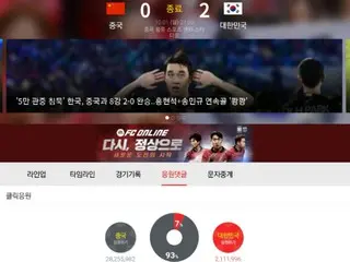 Kakao驳斥为中韩足球比赛加油时涉嫌作弊的嫌疑……“外部宏是原因，要求警方调查”=韩国