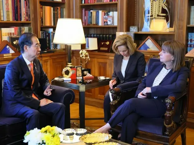韓国首相、ギリシャ首相と会談…「先端産業協力の拡大」「釜山万博への支持要請」