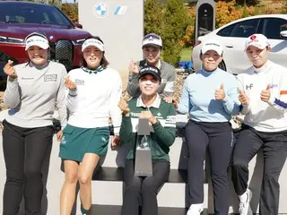 <女子高尔夫>申智爱在宝马女子锦标赛采访活动中“好久没有在韩国打比赛了，心情既兴奋又紧张”