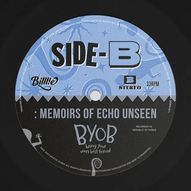 「side-B : memoirs of echo unseen」 blue ver.