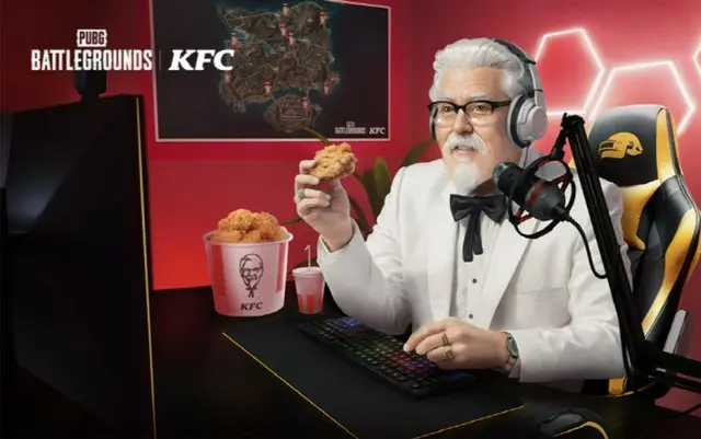 KFCのカーネルおじさんがストリーマーデビュー、クラフトンが「バトルグラウンド」イベントを開催＝韓国