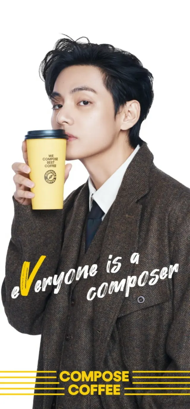 「BTS（防弾少年団）」V、「COMPOSE COFFEE」のブランド新モデルに抜てき