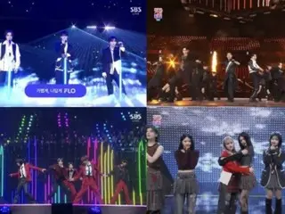 [SBS 歌谣大俊] 由 K-POP 艺术家装饰的华丽圣诞舞台