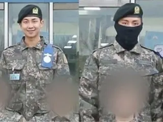 《防弹少年团》V＆RM还公开了在训练中心的近况……让人放松的微笑