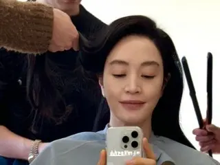 演员金惠秀即使化妆也像女神一样