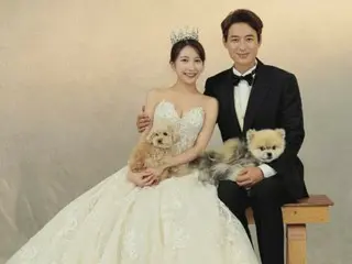 歌手李志勋和绫音公开婚纱照“我们看起来很幸福”