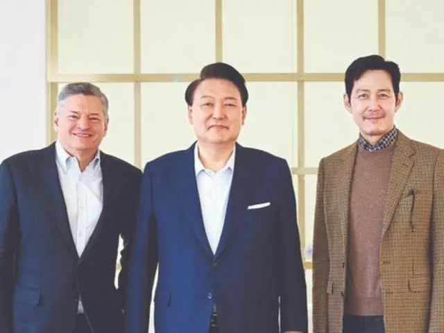 韓国の尹大統領、ネットフリックスCEOと会談…Kコンテンツへの投資拡大を要請
