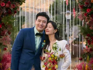 姜河那、素敏W主演的《爱情复位：30天离婚》理想情侣时尚花园婚礼视频公开