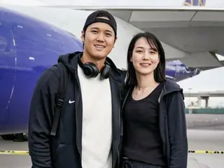 「巨星大谷」随洛杉矶道奇队抵达韩国…妻子也陪同=韩国