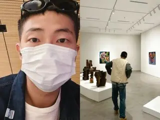 RM参观美术馆、V观看足球比赛……BTS最近服兵役的状况每天都是热门话题